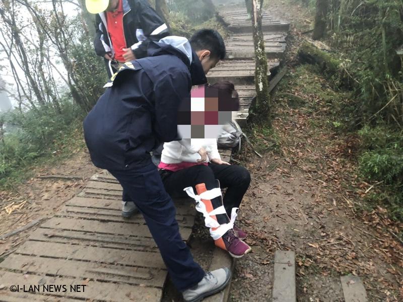 遊客山毛櫸步道健行 一婦人受傷求援!