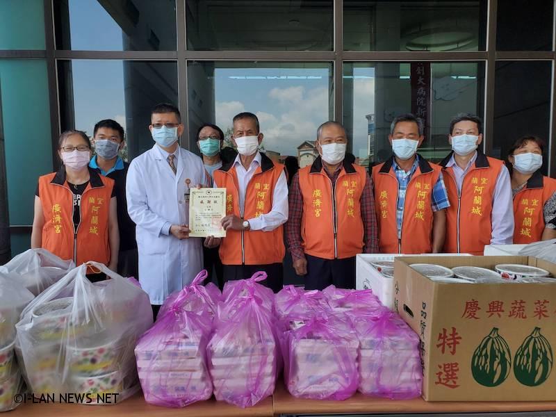 盼用美饌感謝醫護人員對醫療防疫無畏的貢獻與付出，更希望讓台灣能早日脫離此次疫情。