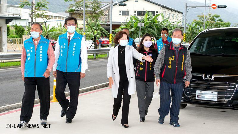 礁溪共乘停車場啟用 縣府今年底前將會再完成羅東、五結兩處