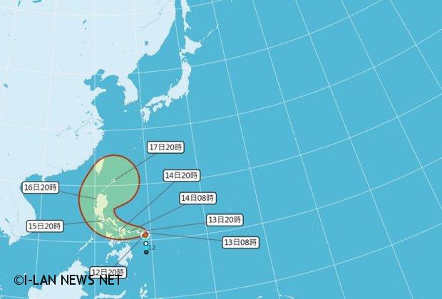 今年第一號颱風黃蜂 預測外圍環流週六有會對南部帶來水氣