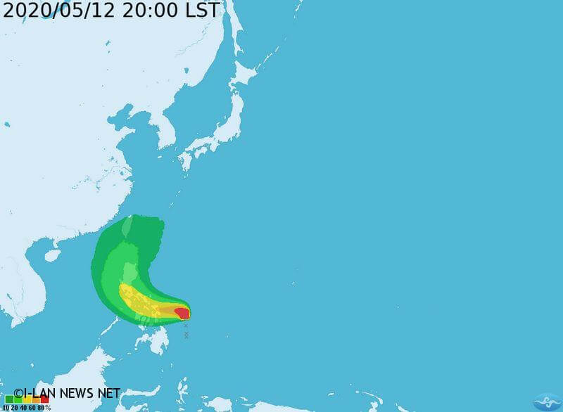 今年第一號颱風黃蜂 預測外圍環流週六有會對南部帶來水氣