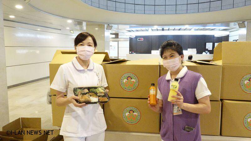 萬得福協會致贈300份養生餐盒 感謝博愛醫護人員辛勞