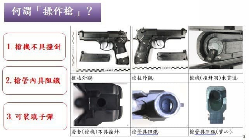 操作槍違法持有者最高可處新臺幣20萬元罰鍰!