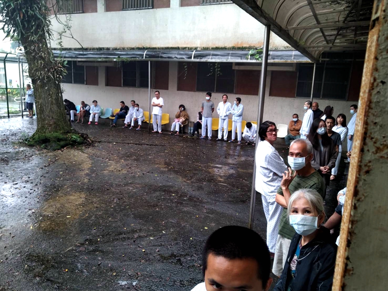 員山榮民醫院火警疏散58名病患