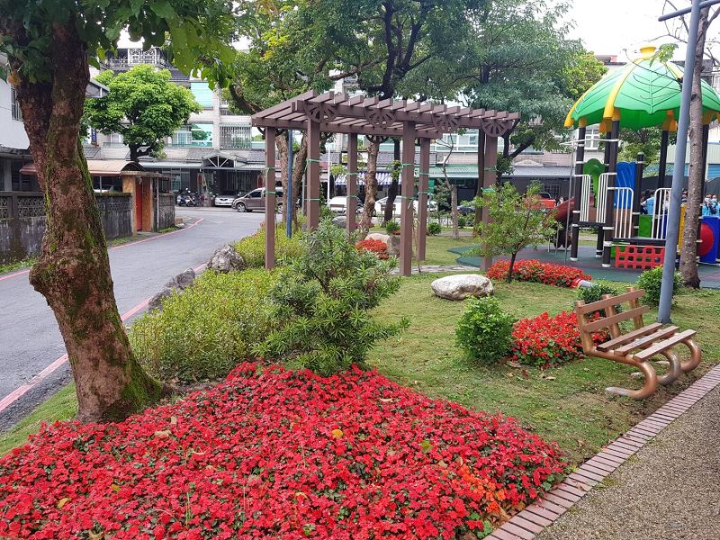 羅東鎮公所在鎮內五處公園推動城市花園景觀(二)