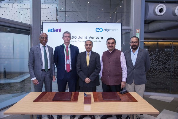 Adani Enterprises 和 EdgeConneX 共建新資料中心合資企業 AdaniConneX，助力「數碼印度」政策