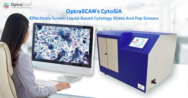 OptraSCAN 宣佈推出完整數碼解決方案 CytoSiA，以實惠價格掃描及分析細胞學載玻片