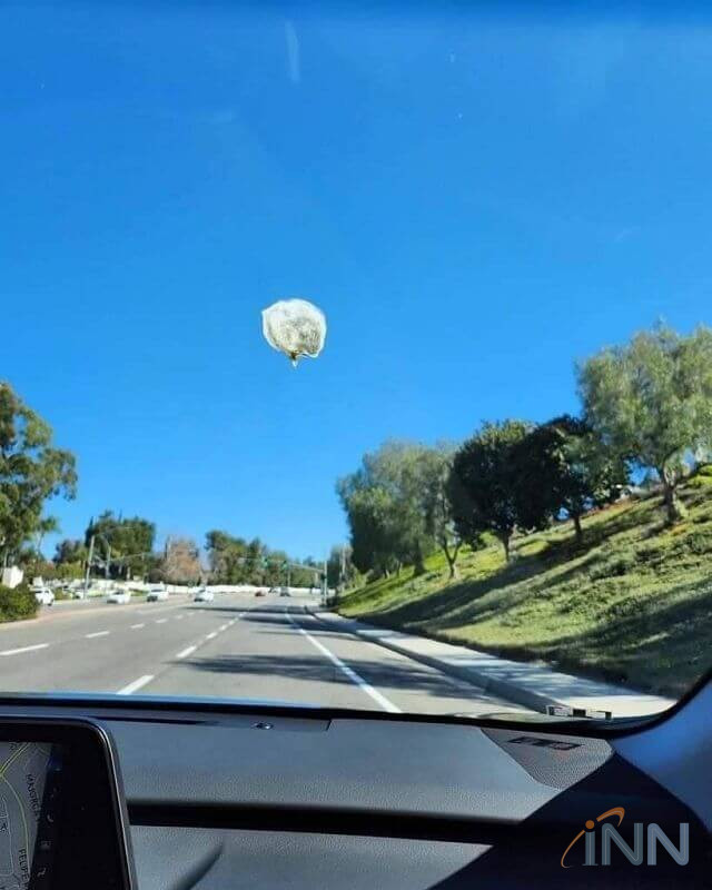 車前擋風玻璃鳥屎 被誤為間諜氣球笑倒一堆人