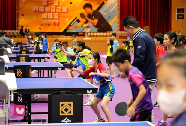 第一屆昀儒明日之星蝴蝶盃全國桌球錦標賽3000名國小選手競技!