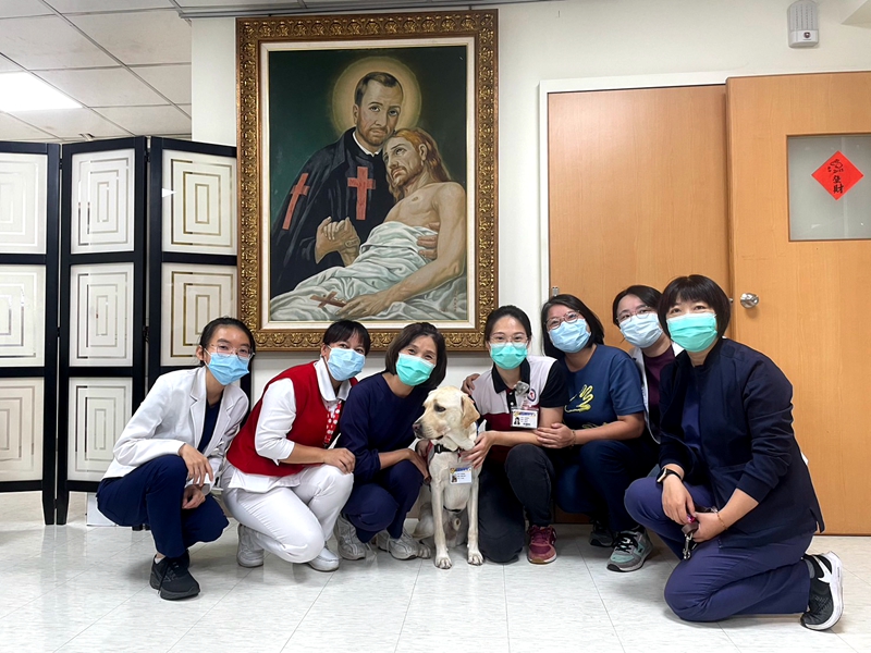 毛小孩的力量！羅東聖母醫院「治療犬」帶來驚喜笑容與心靈療癒!