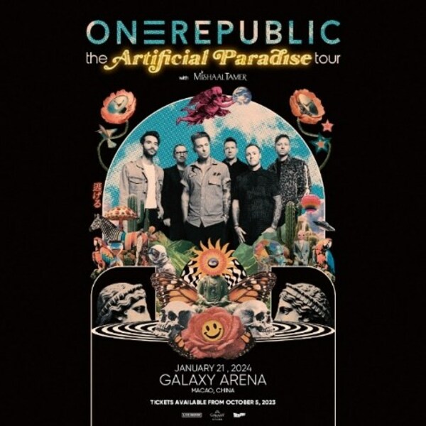 OneRepublic將於2024年1月21日於澳門舉行全新的《OneRepublic The Artificial Paradise Tour in Macao》巡迴演唱會，更成為首隊踏足銀河綜藝館的西方樂隊