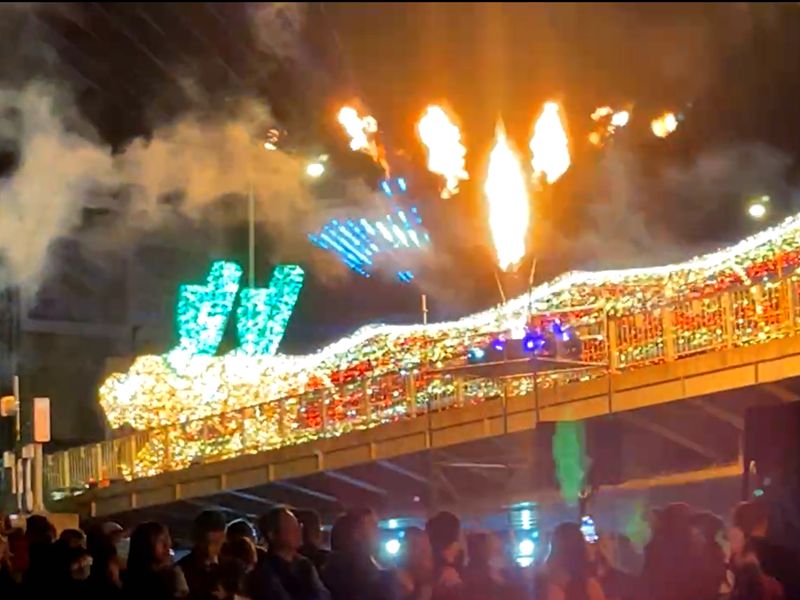「火龍迎春」點亮宜蘭橋 呈現城市新魅力!