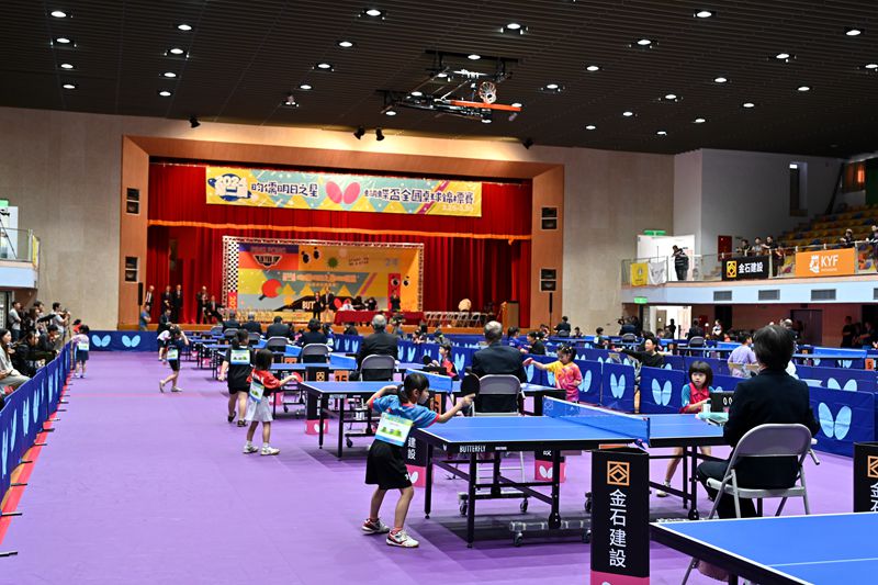 第二屆昀儒明日之星蝴蝶盃全國桌球錦標賽 縣府將「宜蘭桌球」推向國際!