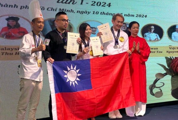 佛光大學蔬食系老師吳仕文 獲2024年亞洲蛋糕與麵包挑戰賽金牌