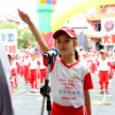 羅東鎮立幼兒園畢業生接受小小鐵人大挑戰