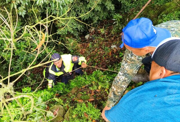 農民摔落懸崖一天 警、消配合搶救亡效!