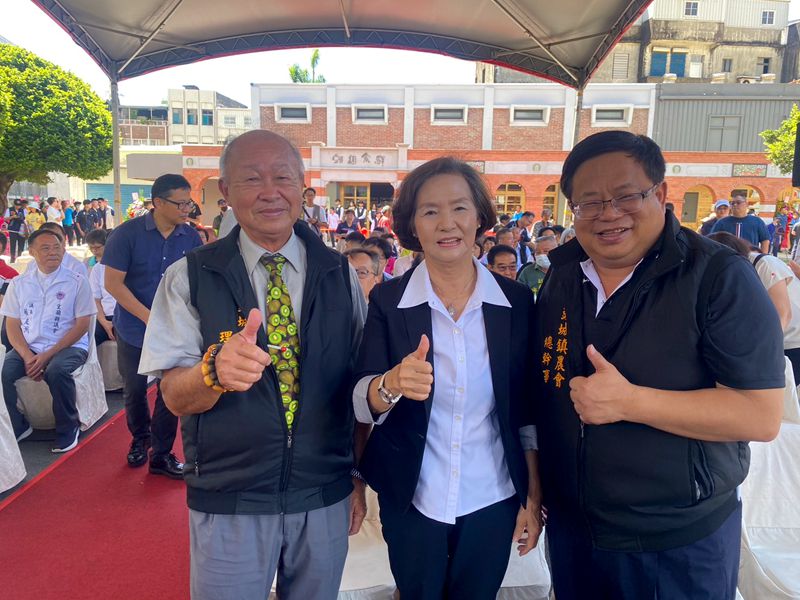 副總統蕭美琴為頭城頭圍農驛館開幕見証!