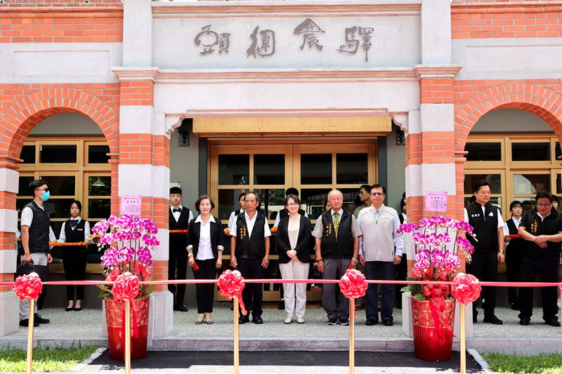 副總統蕭美琴為頭城頭圍農驛館開幕見証!