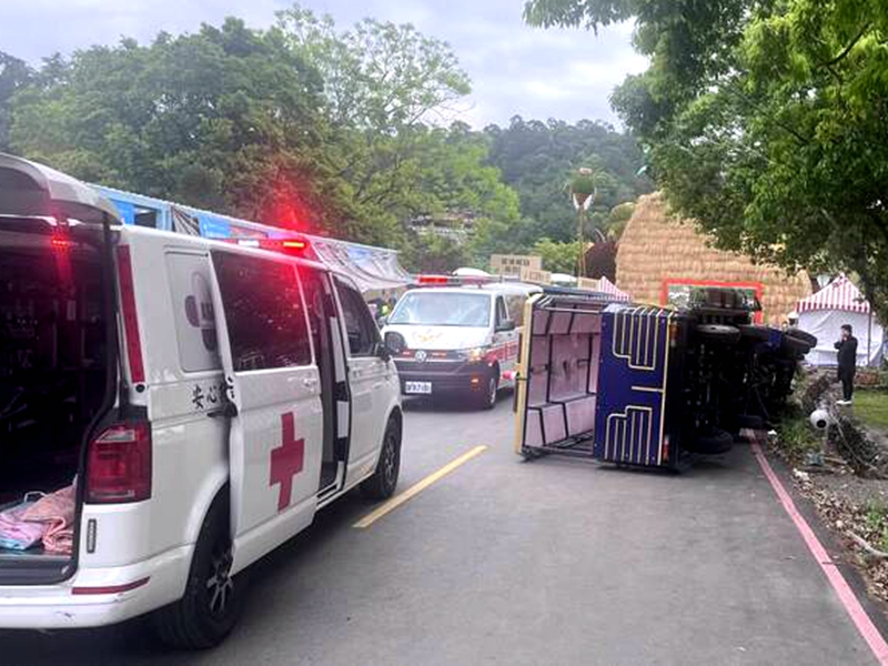 清明連假綠博傳意外！遊園車煞車失靈奪命