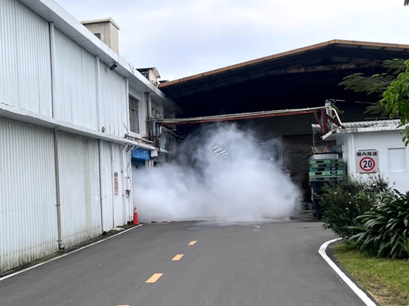 五結鄉東和食品發生氨氣外洩！