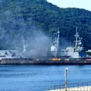 焊接失誤釀禍？馬公艦蘇澳中正基地失火!翻拍Taiwanadz臉書