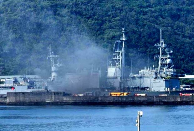 焊接失誤釀禍？馬公艦蘇澳中正基地失火!翻拍Taiwanadz臉書