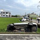 礁溪四結路車禍兩車犁田 三人送醫無酒駕