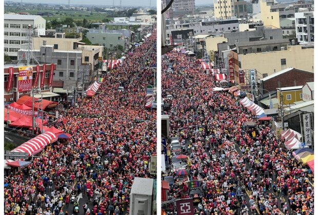 🙏白沙屯媽祖進香 近50萬香燈腳隨行