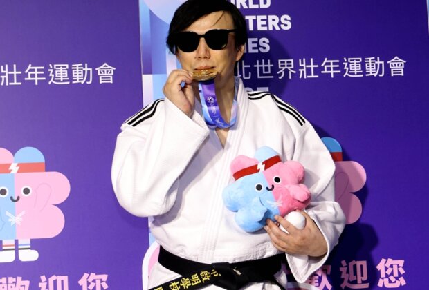 蕭煌奇世壯運帥氣出戰帕運柔道拿金牌！(照片雙北世壯運執委會提供)