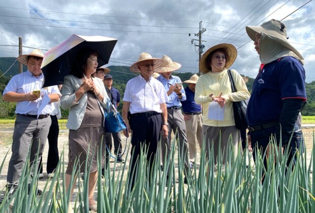 日本多古町長來宜蘭取經！盛讚三星上將梨 「日本多古町の町長が宜蘭に視察！三星上将梨を絶賛」