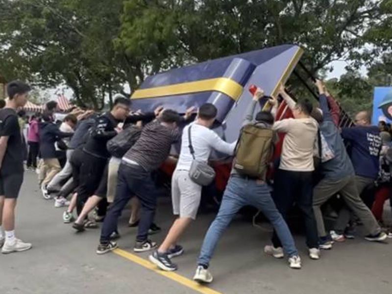 綠博小火車翻覆 係煞車長期漏油兩人遭起訴