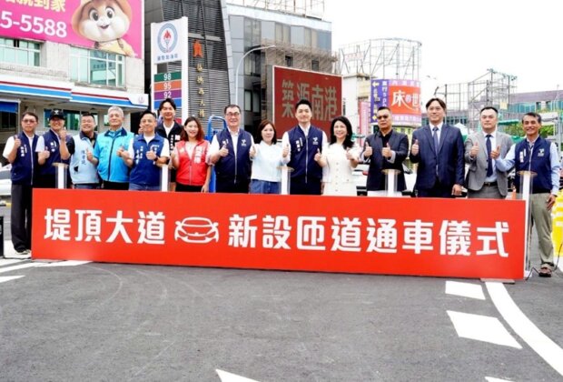 內科堤頂大道北上引道啟用 省時又舒適(照片台北市政府提供)