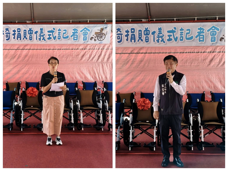 張顯松再捐400台輪椅 助長者與身障者