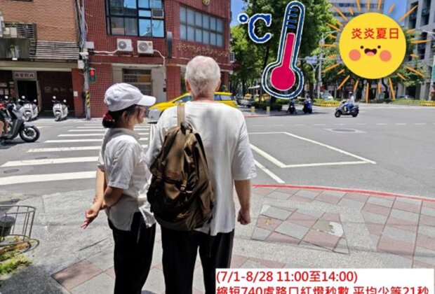 台北抗高溫展 讓民眾「體感降2°C」!(照片台北市政府提供)