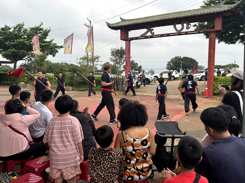 來自高雄的-加樂傳統藝術武蹈團-呈現-創意宋江陣(照片台中文化局提供)