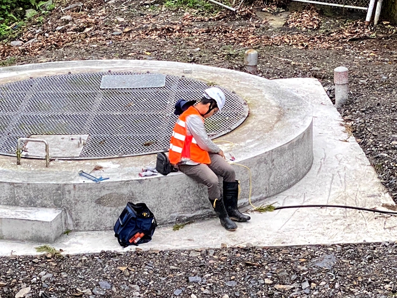 宜專一線中間地滑區12層樓集水井護太平山