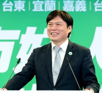 林國漳披綠戰袍提願景：重現幸福與光榮感