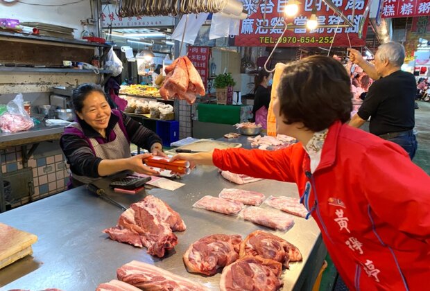 豬肉禁宰波及攤商 黃琤婷促縣府減稅救急