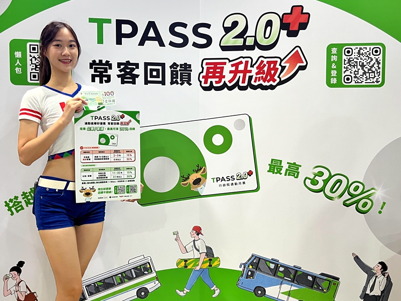 通勤月票搭葛瑪蘭每月2次就能享回饋