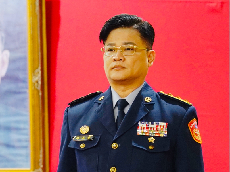 海巡署北部分署新副分署長邱泰豐接任