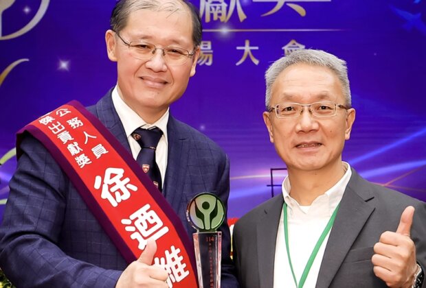 全國僅6人獲獎　徐迺維守護宜蘭健康受肯定