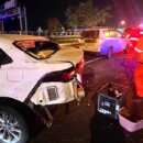 國5南向車禍未排除再釀追撞 連環撞幸無傷