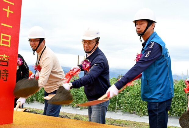 溪洲抽水站動土　員山鄉七賢村防汛迎轉機