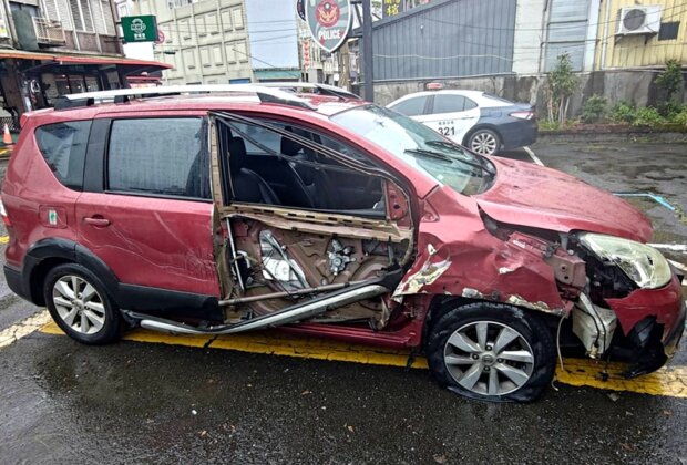 酒毒雙駕狂飆10公里撞兩車 派出所前遭逮