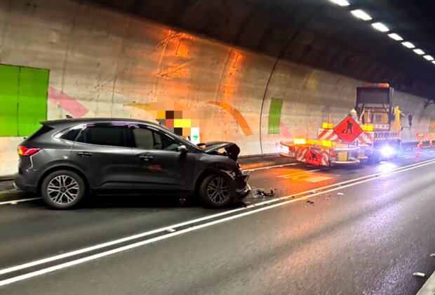 國五雪隧開輔助駕駛 追撞工程緩撞車