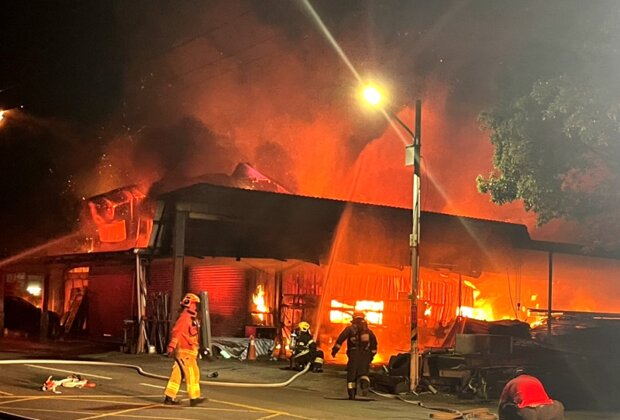 清明連假火警 五結鐵工廠爆炸聲不斷全毀
