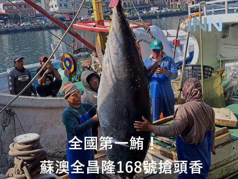 全昌隆168再捕大鮪黑鮪 有望連霸蘇澳第一鮪 | 宜蘭新聞網