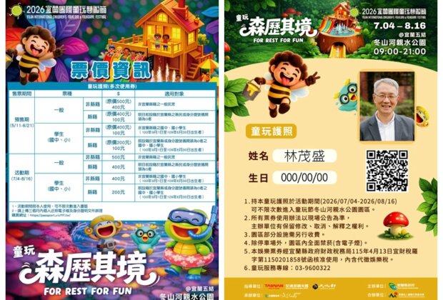 童玩護照100元 讓全國的孩子玩到暑假結束