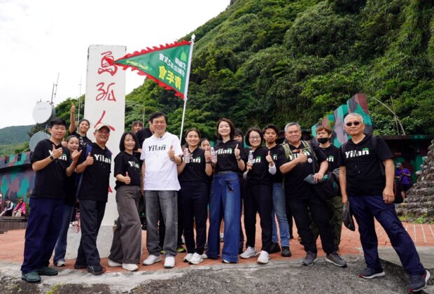 林國漳登龜山島喊海洋新宜蘭 青年團集結